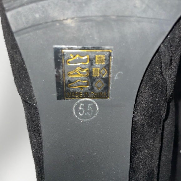 DREAM PAIRS | Faux Suede Over The Knee High 7 cm Heel Boot - Picture 2 of 12